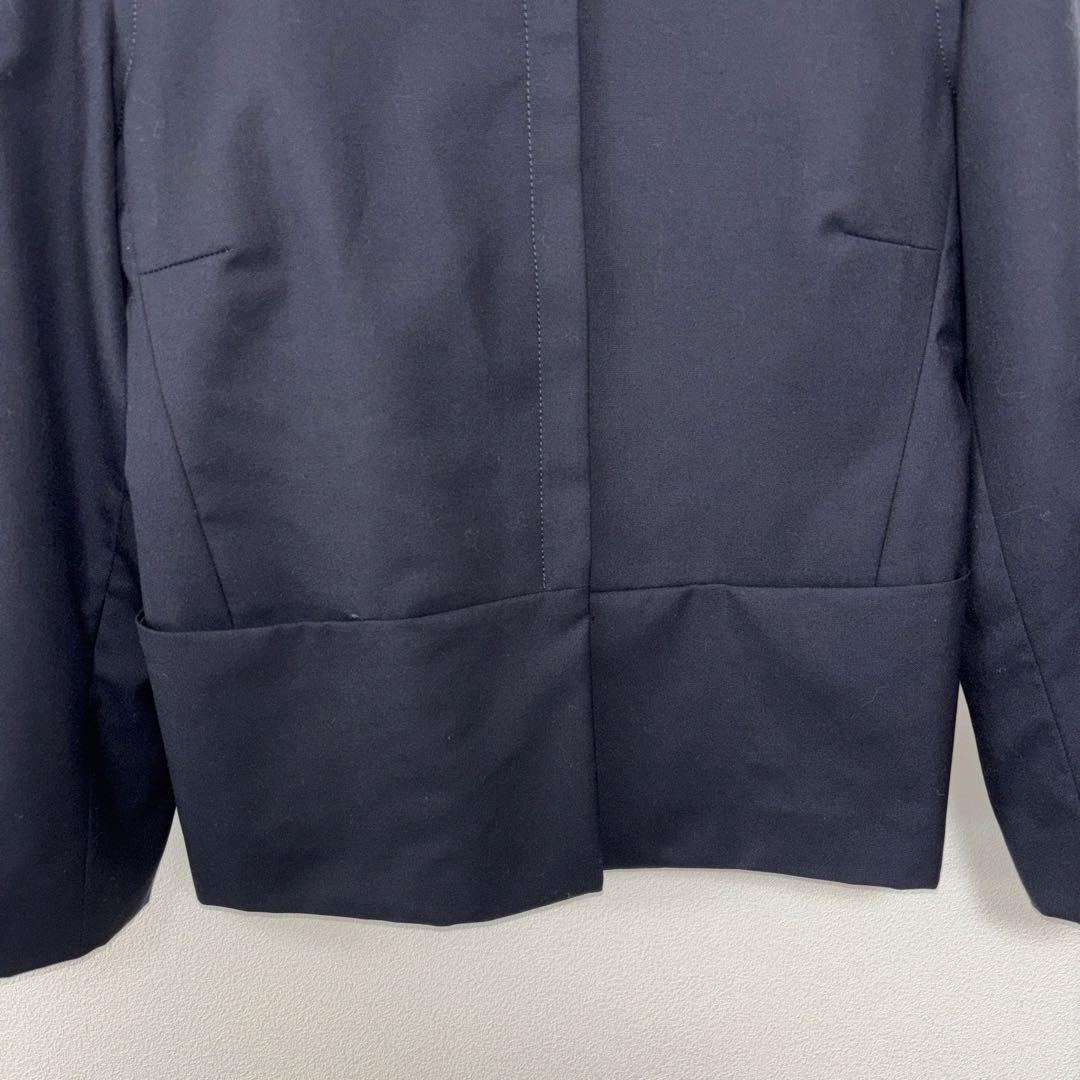 UNTITLED ブラックスーツジャケットビジネス肩パッド有 S日本製d717 10