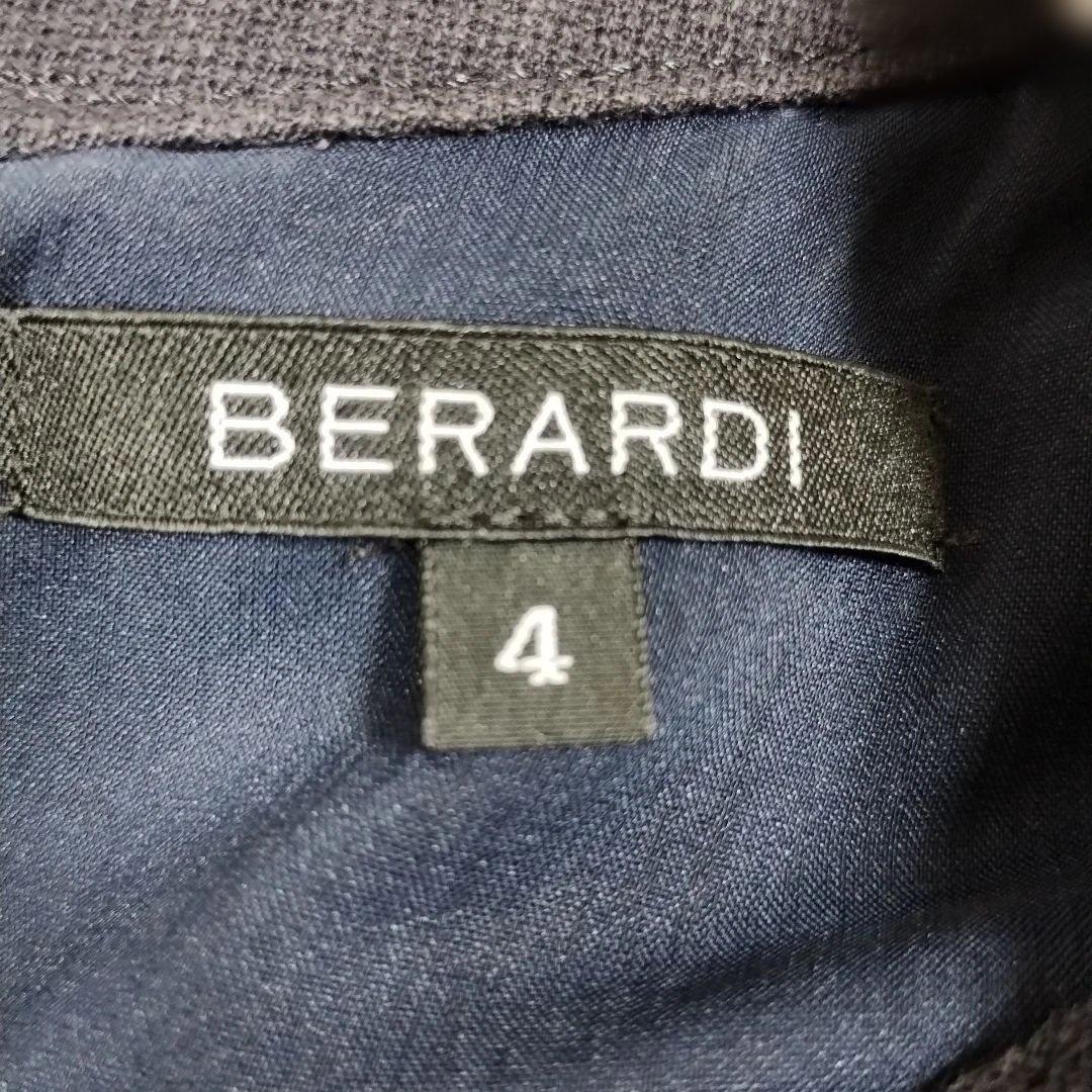 【ベラルディ】ネイビーブラック ノースリーブ タイトドレス S スタイリッシュ 11