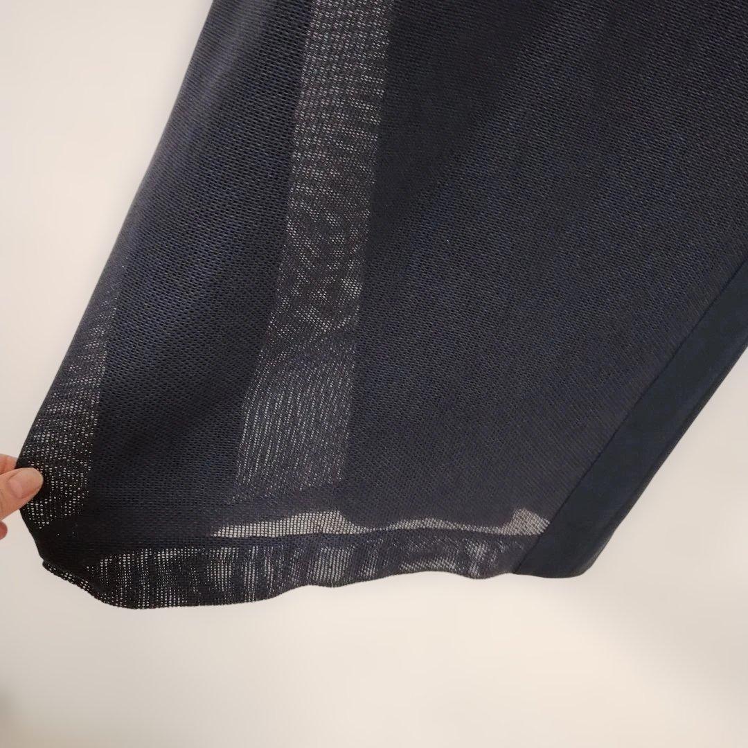 【ベラルディ】ネイビーブラック ノースリーブ タイトドレス S スタイリッシュ 17