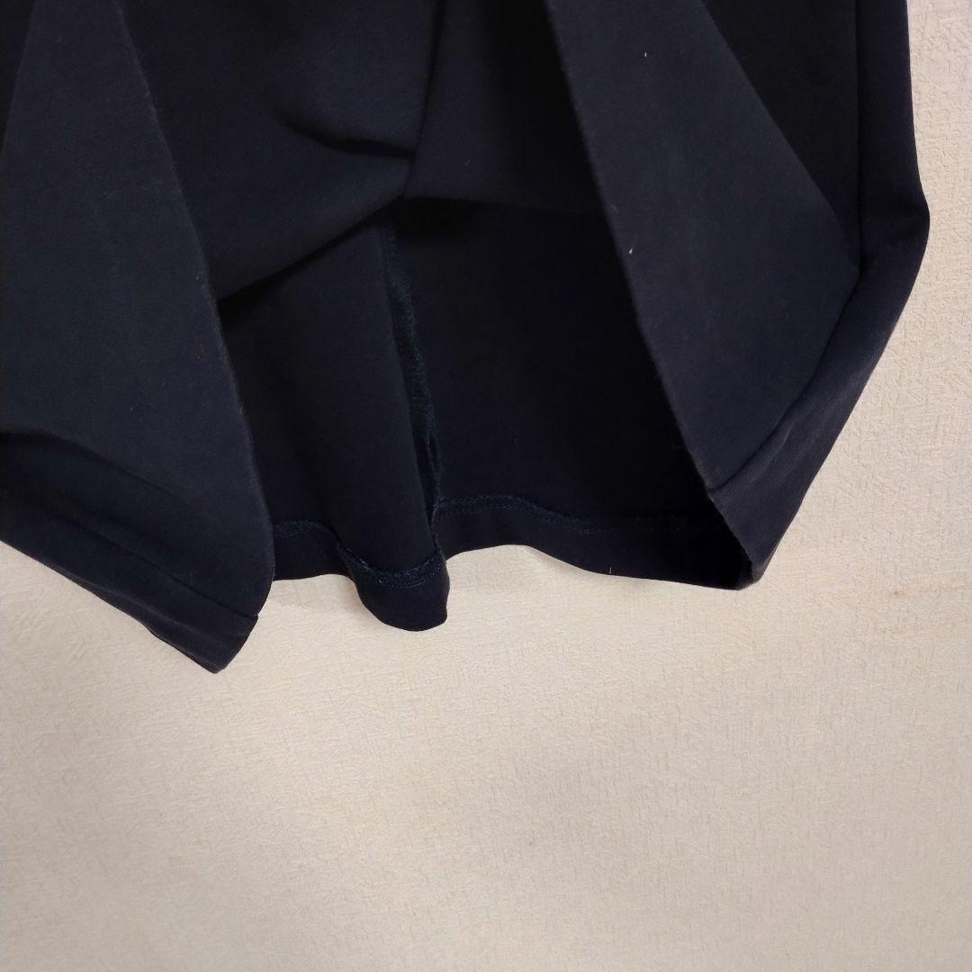 J・CREW ホワイト/ネイビー Vネック ノースリーブ ワンピース M リネン 4