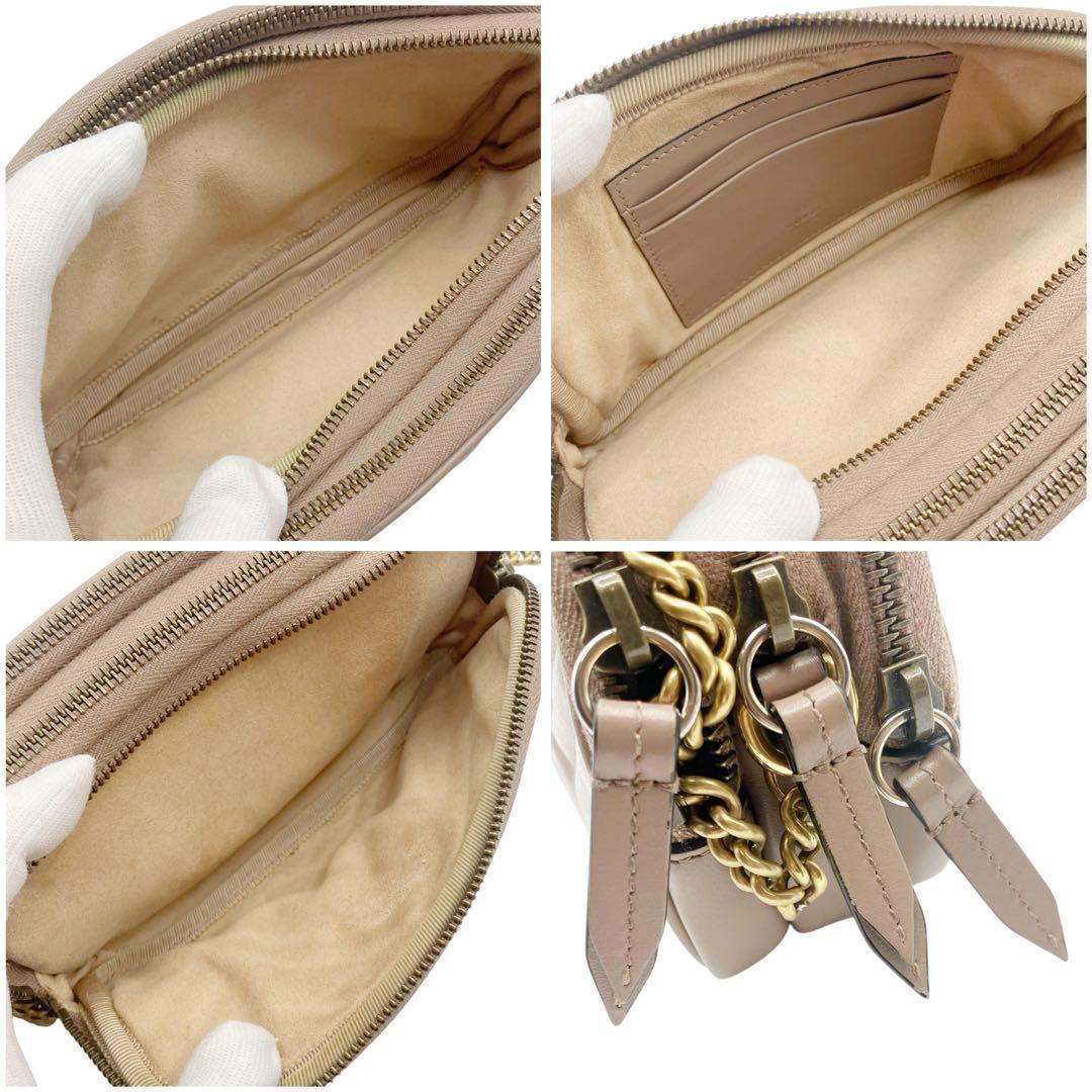 良品✨ グッチ GGマーモント キルティング チェーン ショルダーバッグ 4