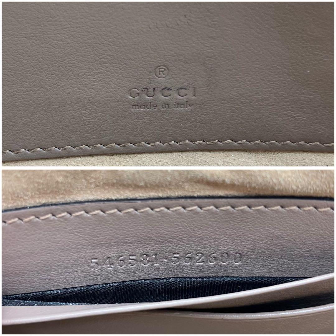 良品✨ グッチ GGマーモント キルティング チェーン ショルダーバッグ 5