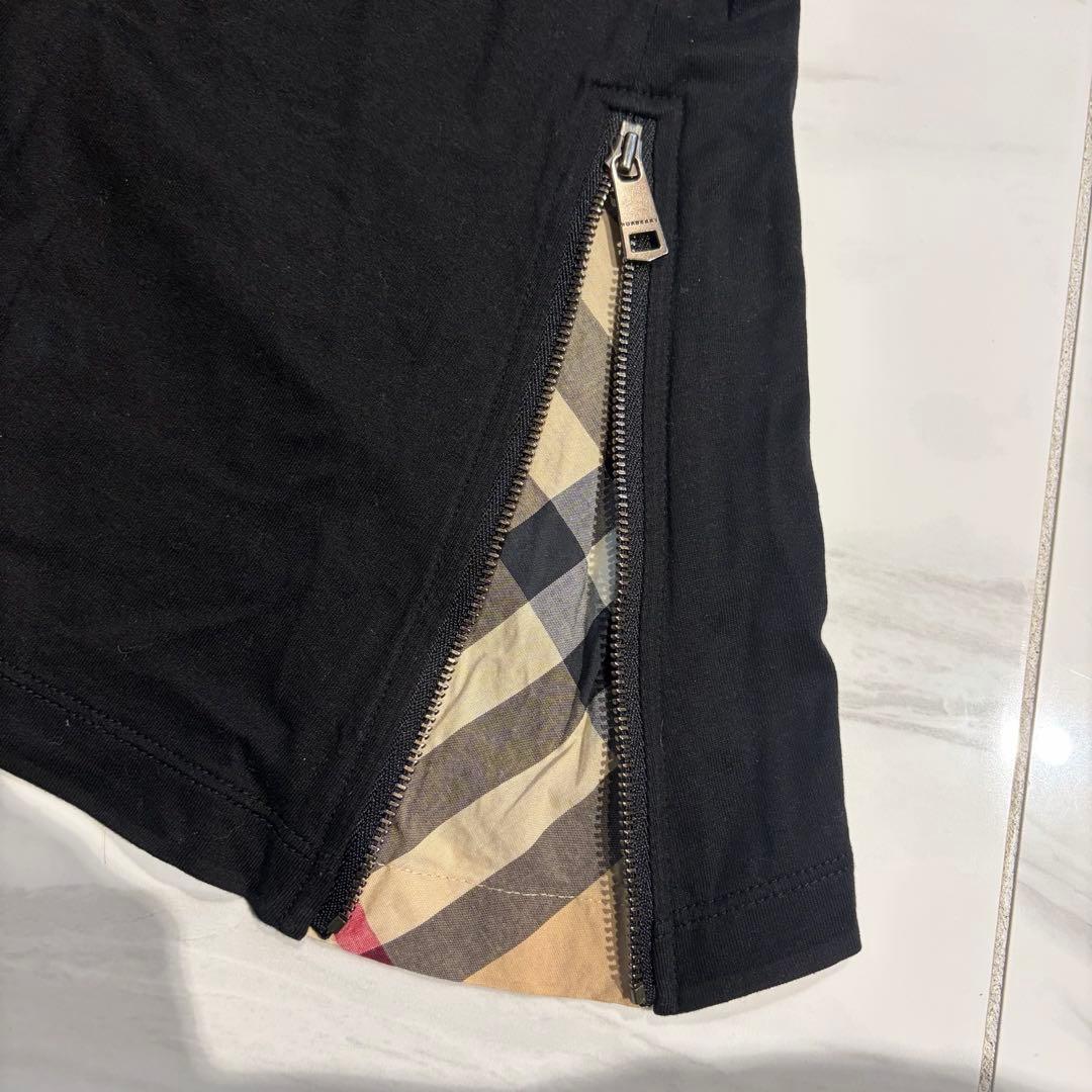 Burberry London半袖Tシャツ サイズ2 黒 チェック 2