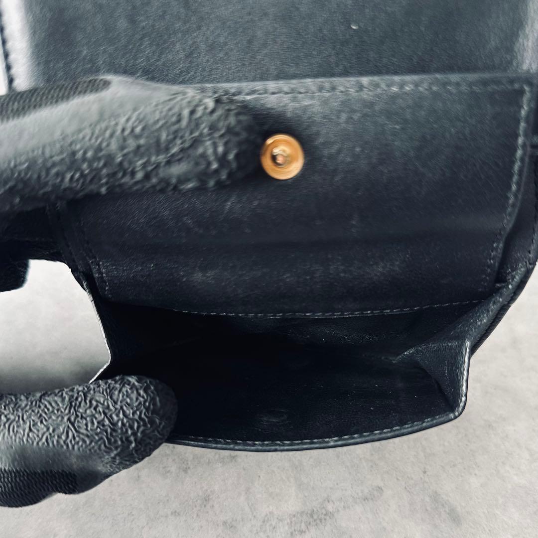 Saint Laurent Paris Yロゴ　レザー　三つ折り財布 13