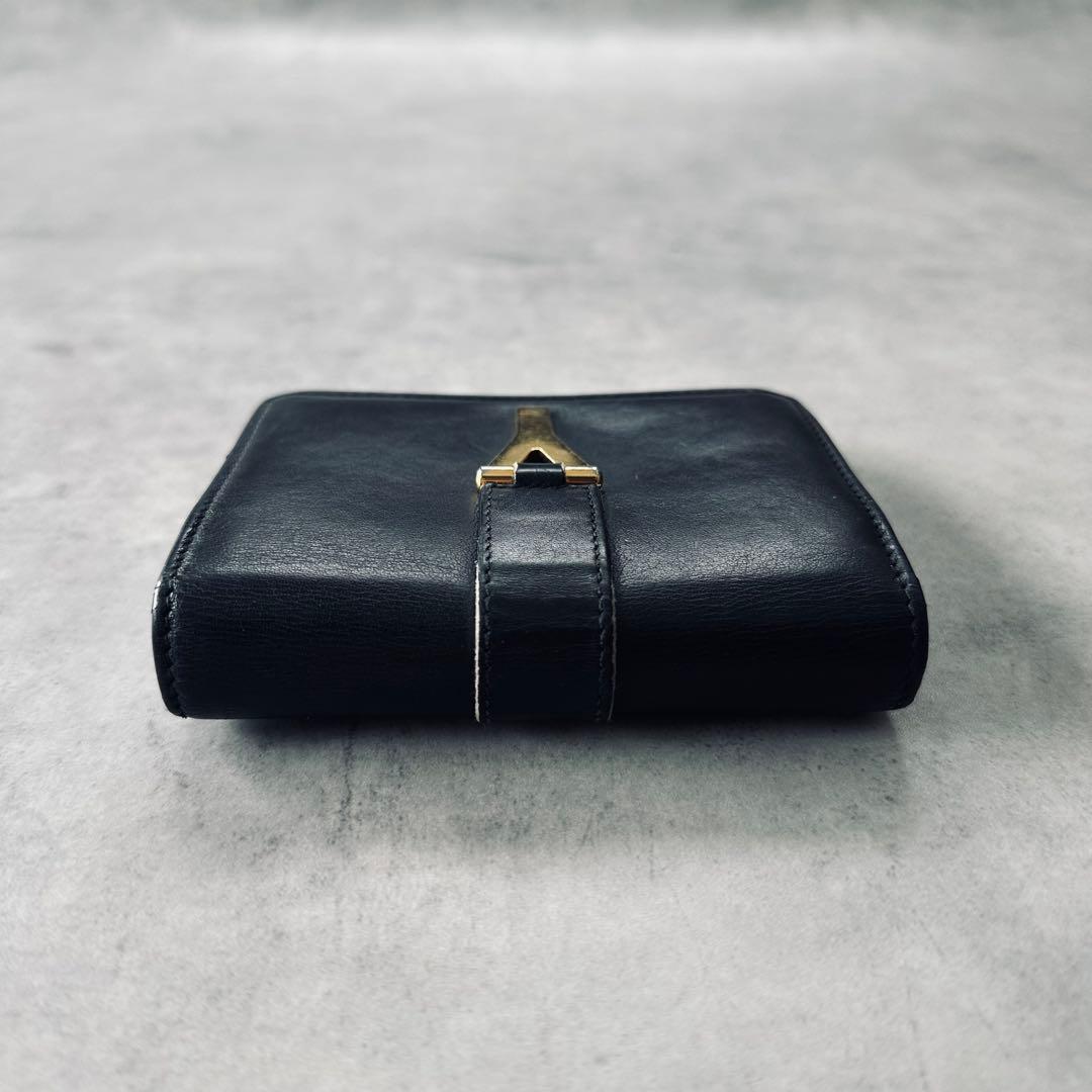 Saint Laurent Paris Yロゴ　レザー　三つ折り財布 5