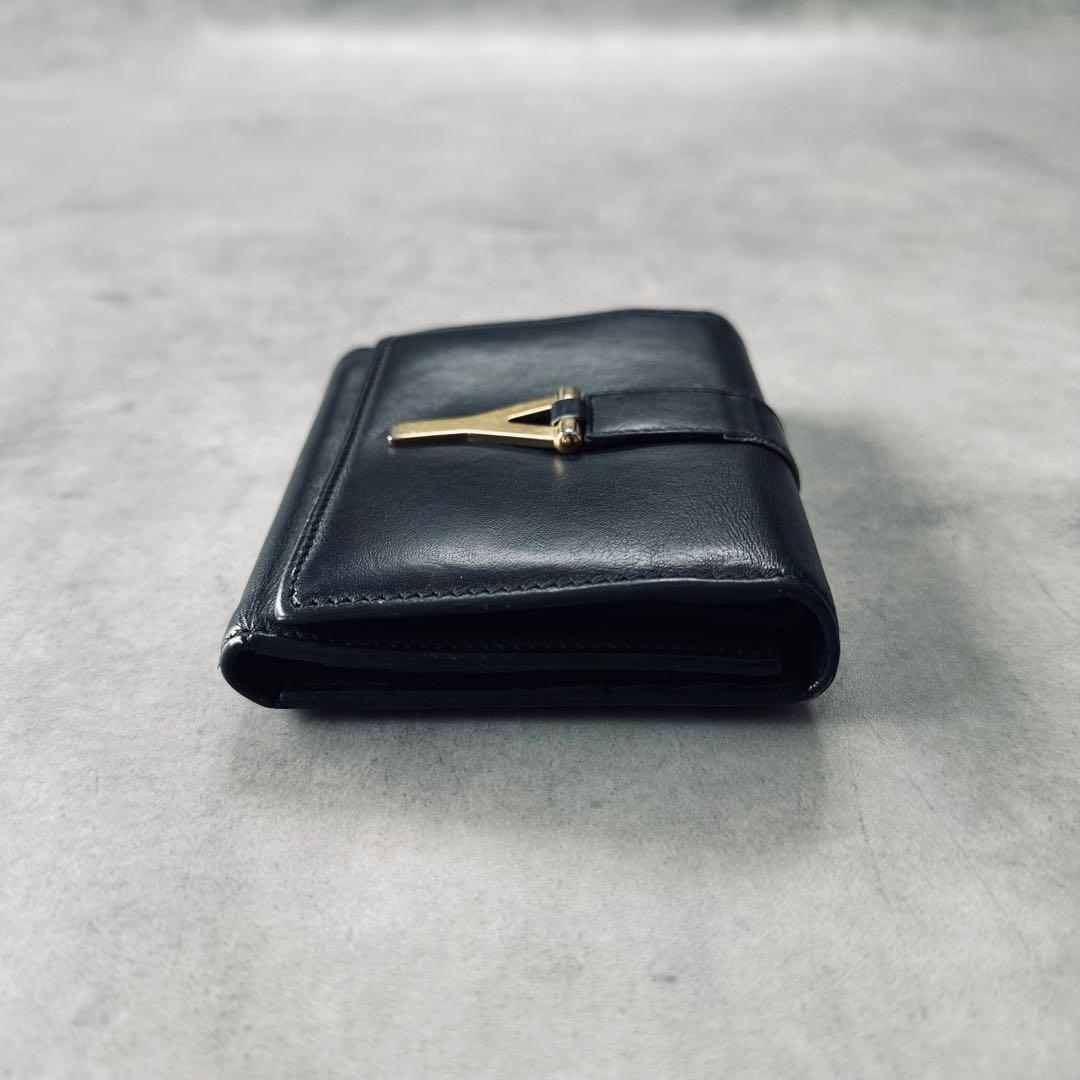 Saint Laurent Paris Yロゴ　レザー　三つ折り財布 7