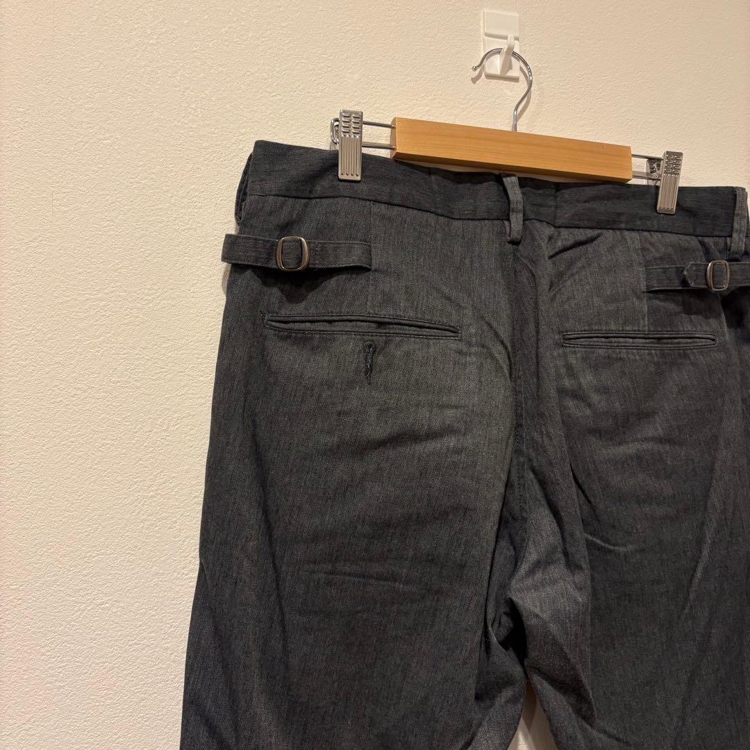 レイジブルー スラックス パンツ テーパード 灰色　グレー L メンズ　無地 7