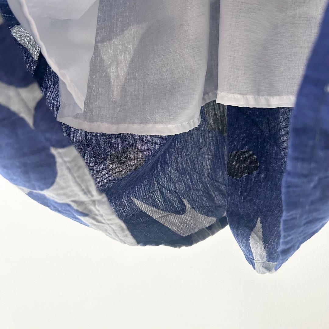 SOUSOU ソウソウ　浴衣みたて　ワンピース　ブルー　M 5