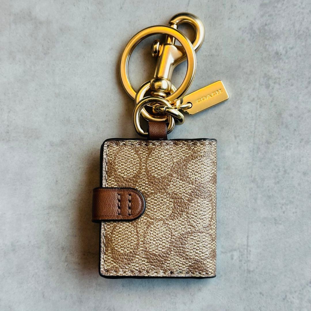 COACH Signature Picture Frame Bag charm 2
