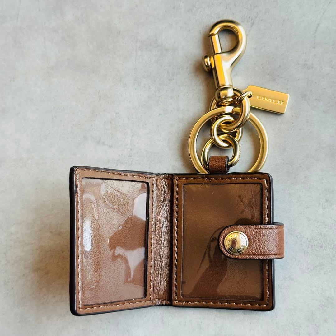 COACH Signature Picture Frame Bag charm 3