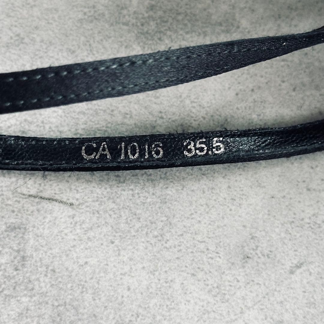 Louis Vuitton ビジュー ストラップ ウェッジソール サンダル 黒 12