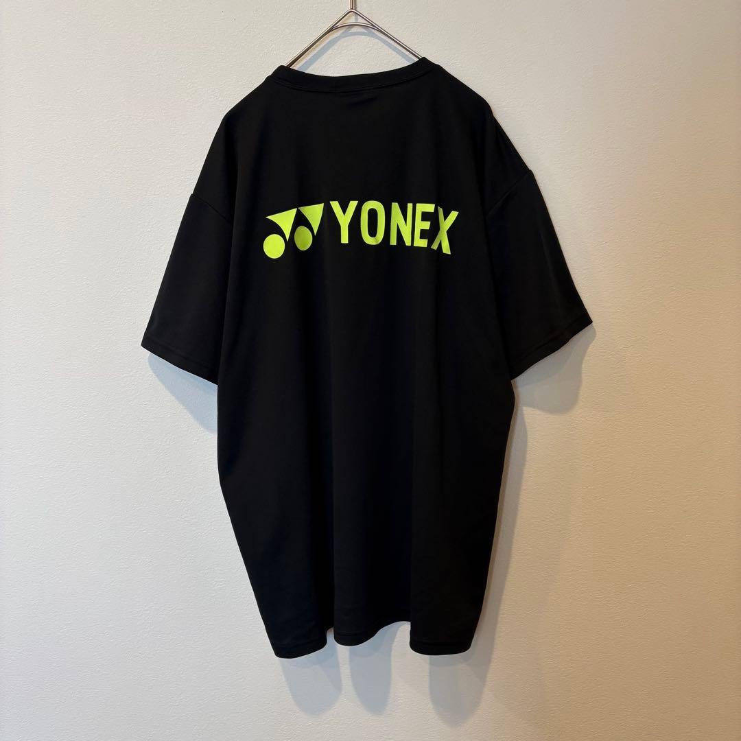 ヨネックス Tシャツ 半袖 ロゴ 黒 ブラック　L スポーツ テニス　ウェア 5