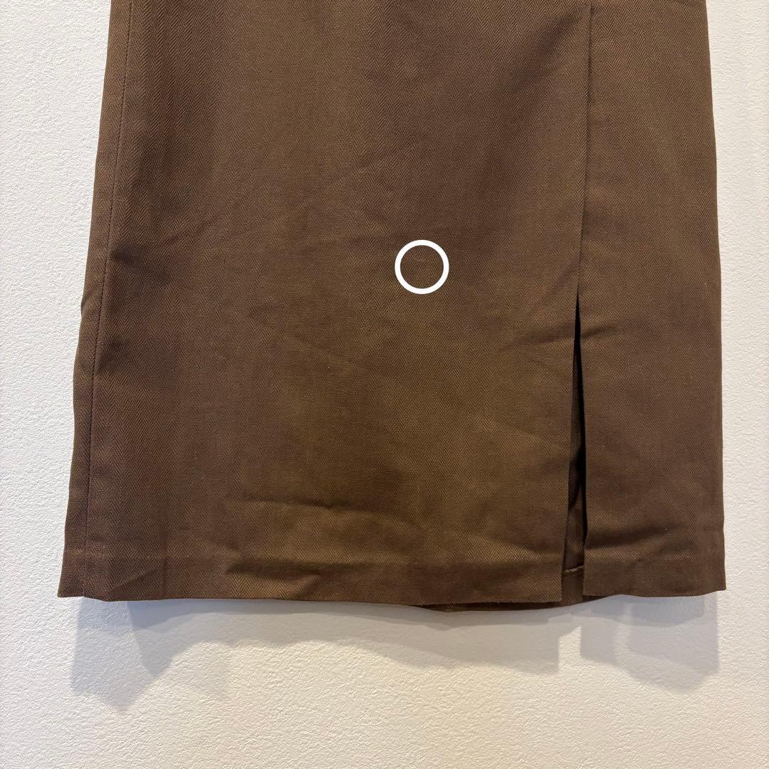 laulèa ラウレア　タイトスカート ロング　ブラウン 茶色　M ミモレ丈 7