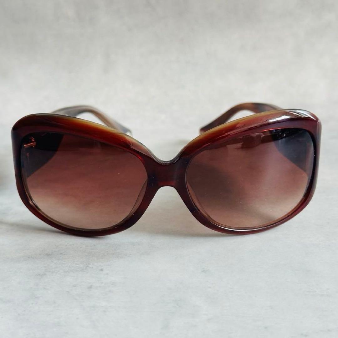 Y2K COACH BRANDY ロゴ刻印 サングラス　バーガンディ 2