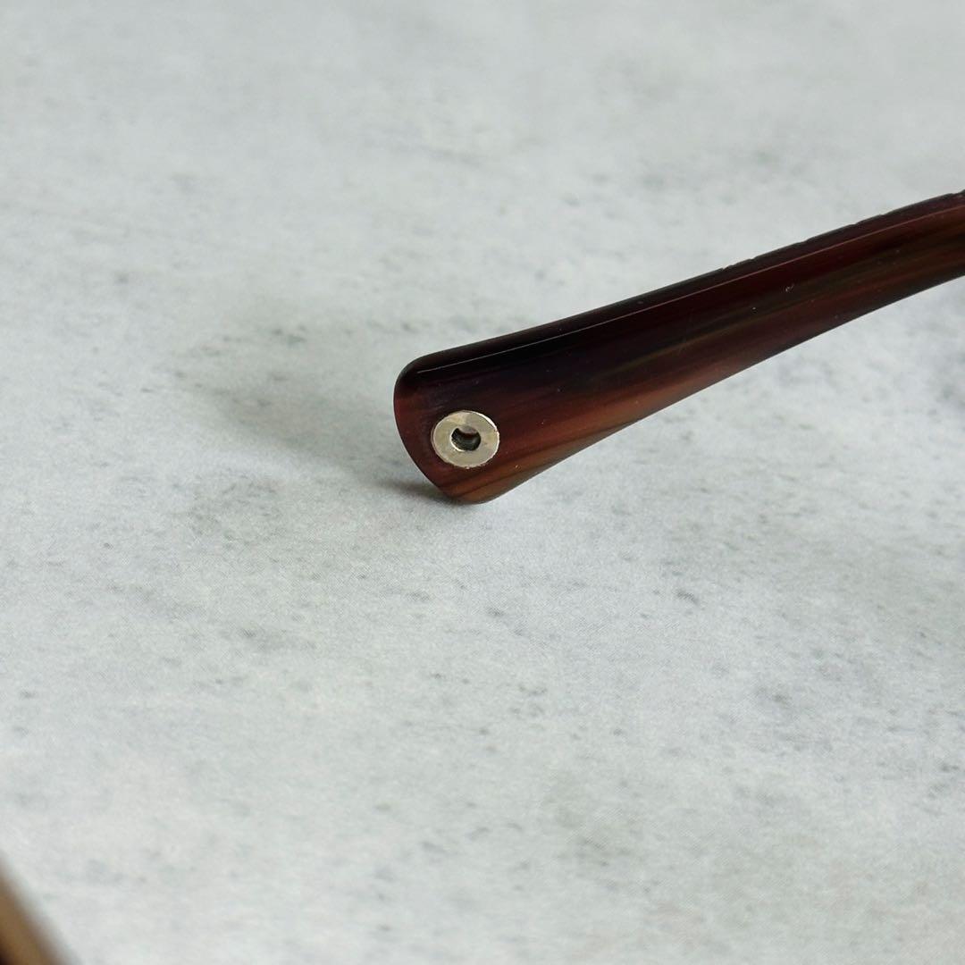 Y2K COACH BRANDY ロゴ刻印 サングラス　バーガンディ 9