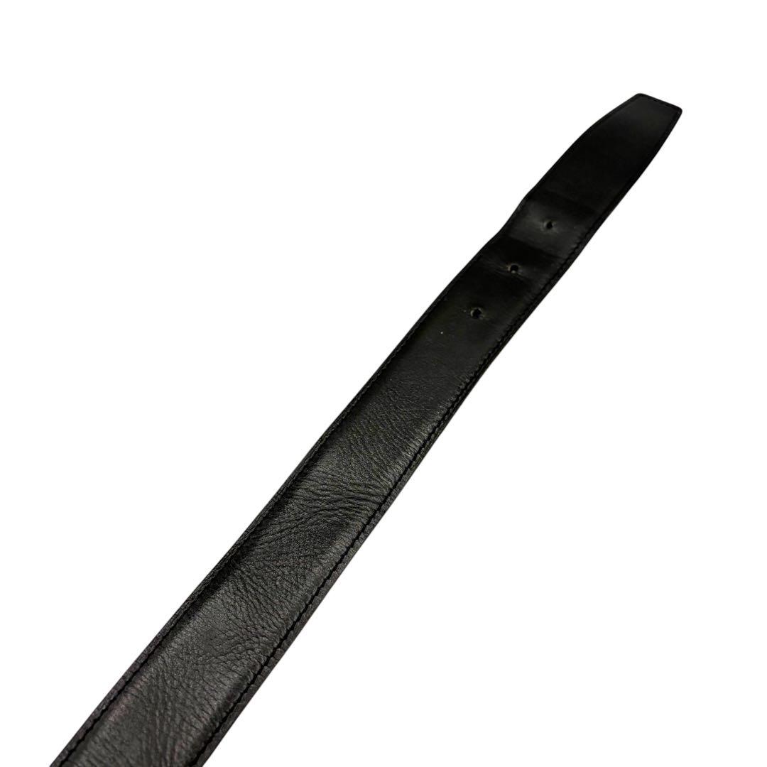 ⭐️良品⭐️ エルメス レザー ベルト 80 ブラック リバーシブル 6