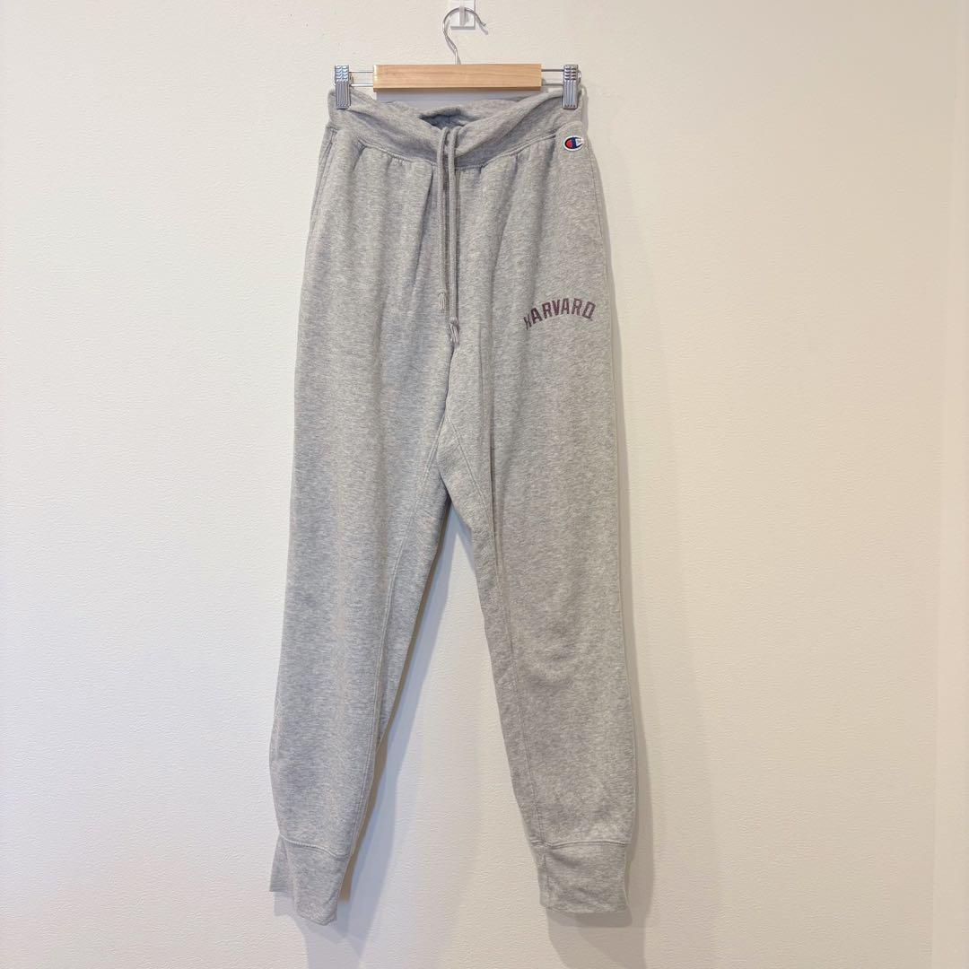 チャンピオン スウェット パンツ　HARVARDロゴ グレー 灰色　S ジョガー