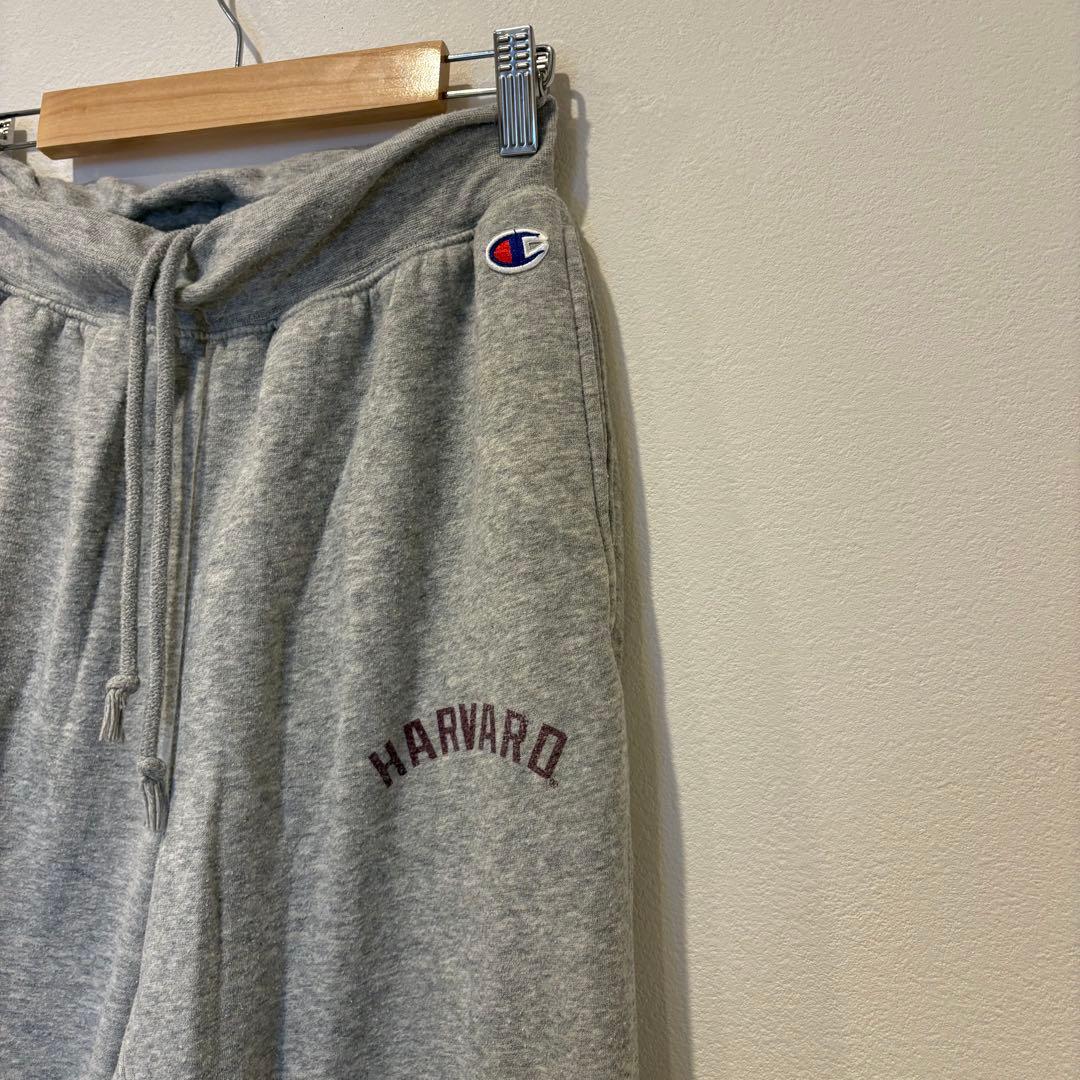 チャンピオン スウェット パンツ　HARVARDロゴ グレー 灰色　S ジョガー 3