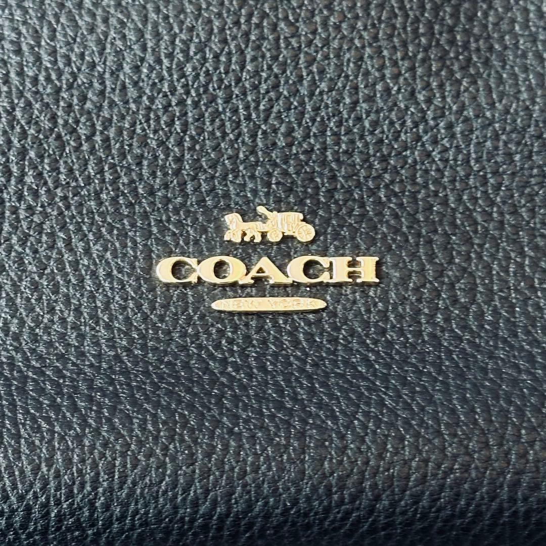 COACH Chain Strap Drawstring Tote Bag 16