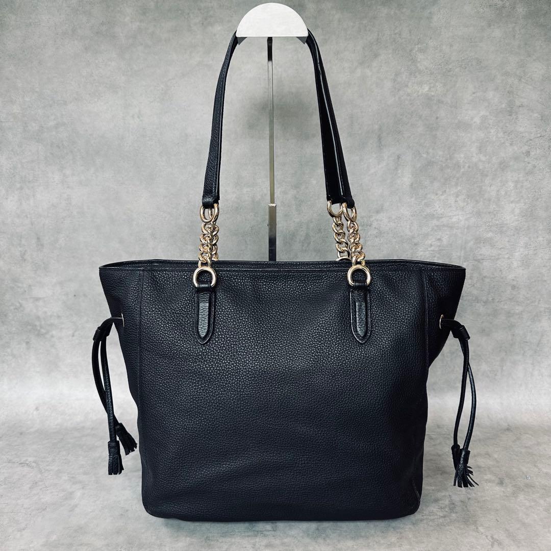 COACH Chain Strap Drawstring Tote Bag 3