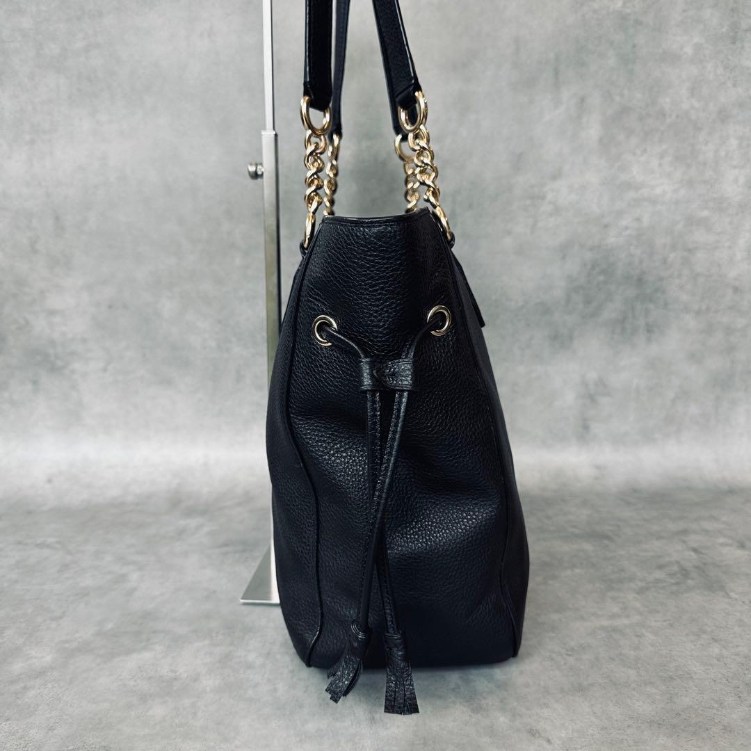 COACH Chain Strap Drawstring Tote Bag 4