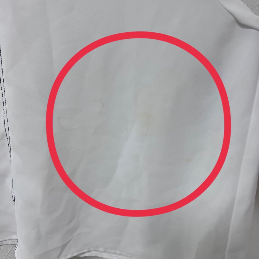 ZARA BASIC 長袖ブラウス シンプル 白 ホワイト　M 上品　トップス 7