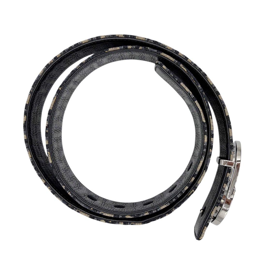 ⭐️美品⭐️クリスチャンディオール ベルト オブリーク ジャカード S金具 3