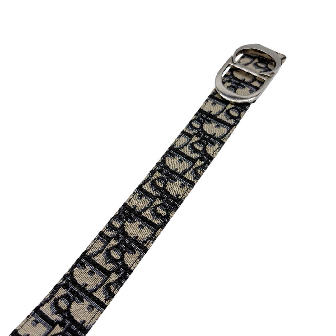 ⭐️美品⭐️クリスチャンディオール ベルト オブリーク ジャカード S金具 4