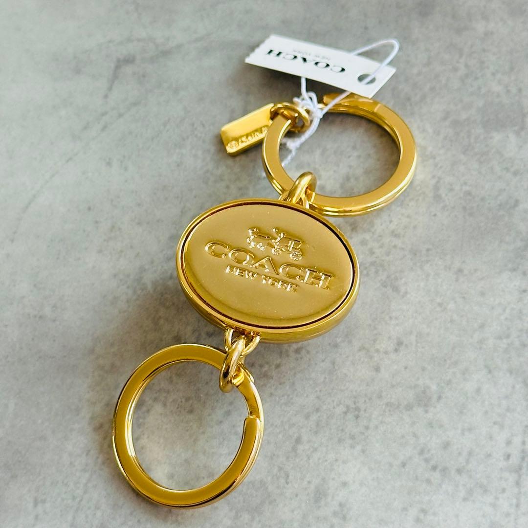 COACH Embossed Signature Turn Lock Charm 5