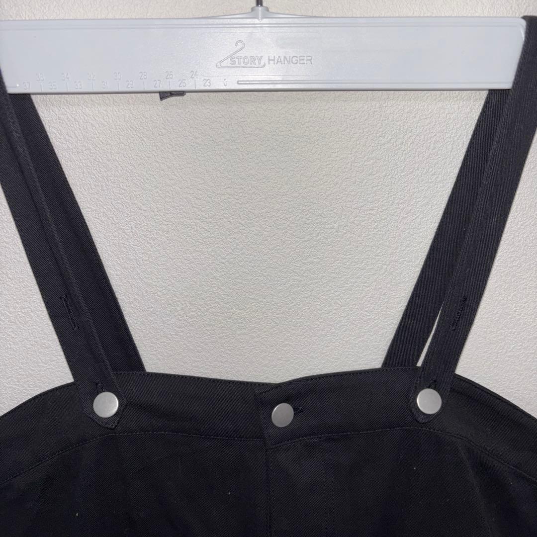 Samanasa Mos 2 blue 黒 サロペットスカートサイズF d744 3