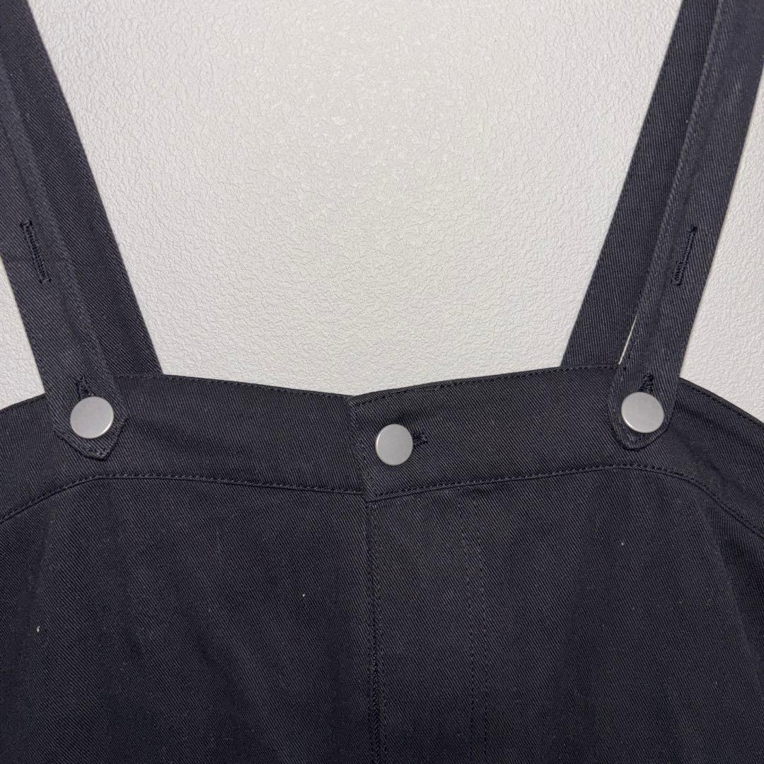 Samanasa Mos 2 blue 黒 サロペットスカートサイズF d744 4