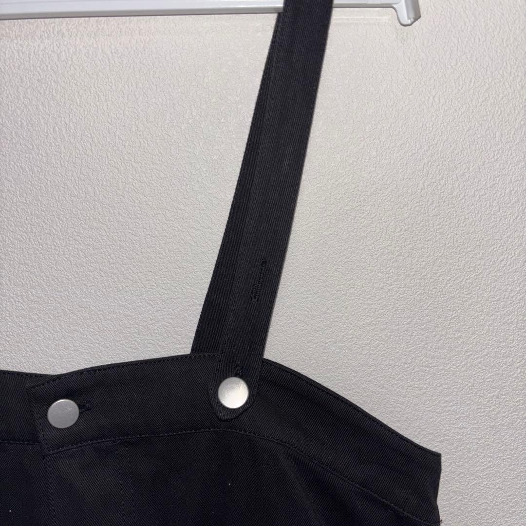 Samanasa Mos 2 blue 黒 サロペットスカートサイズF d744 8