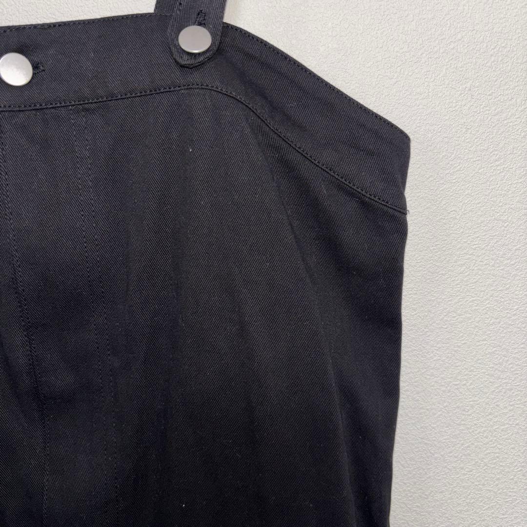 Samanasa Mos 2 blue 黒 サロペットスカートサイズF d744 9