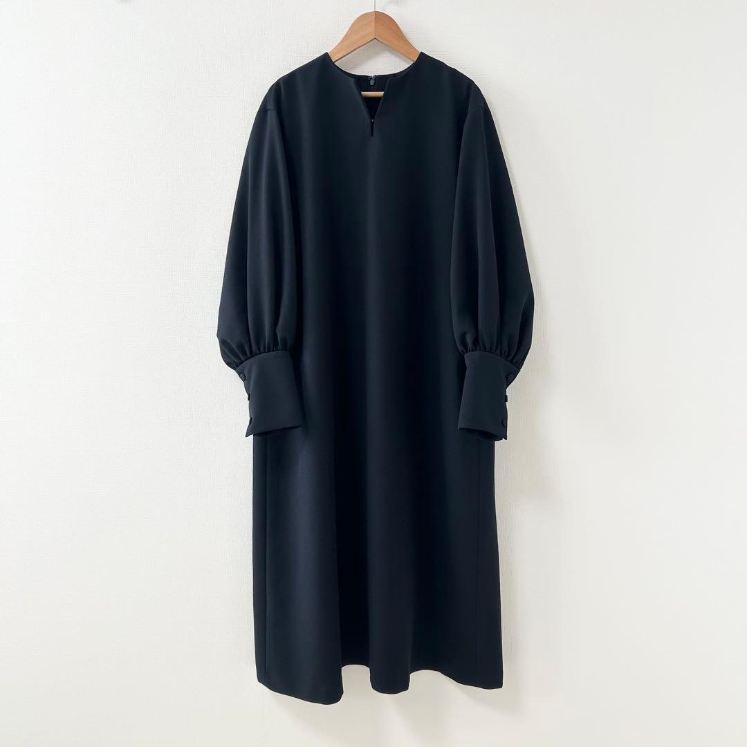 ADORE アドーア　ドライツイルワンピース　ネイビー　36