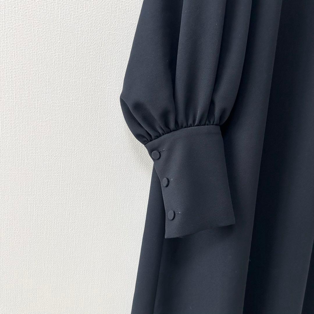 ADORE アドーア　ドライツイルワンピース　ネイビー　36 5