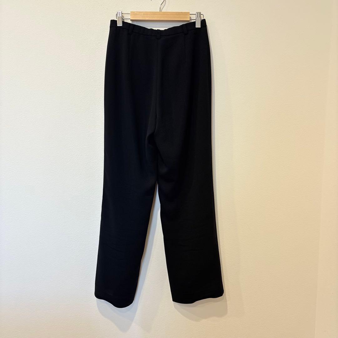 .エクドテン センタープレスパンツ スラックス　黒 ブラック　M 美脚　オフィス 6