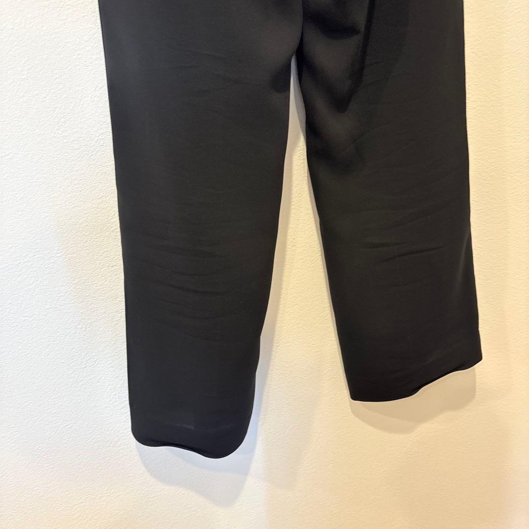 .エクドテン センタープレスパンツ スラックス　黒 ブラック　M 美脚　オフィス 8