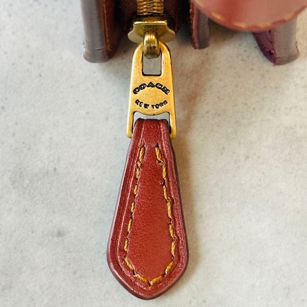 COACH ミディアム コーナー ジップ ウォレット・シグネチャー キャンバス 14