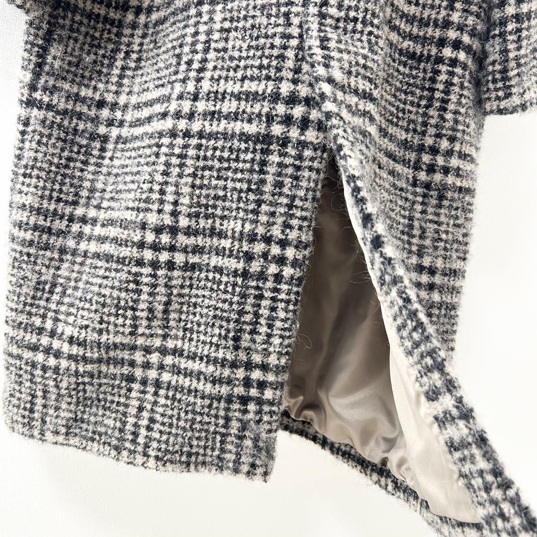 FRAMeWORK フレームワーク　ループツィードチェックコート　38 6