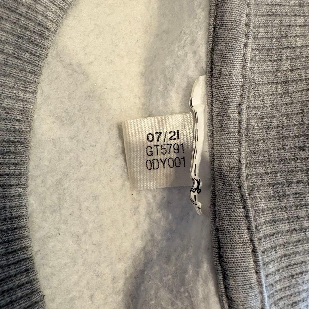 リーボック スウェット トレーナー ロゴ 刺繍 灰色　グレー メンズ　男女着用可 8