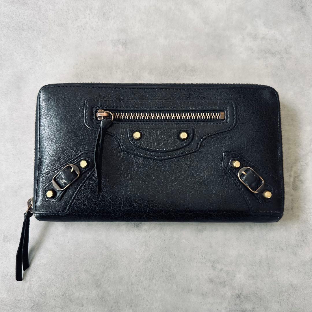 BALENCIAGA LE CITY マネー ラウンドジップ ロングウォレット
