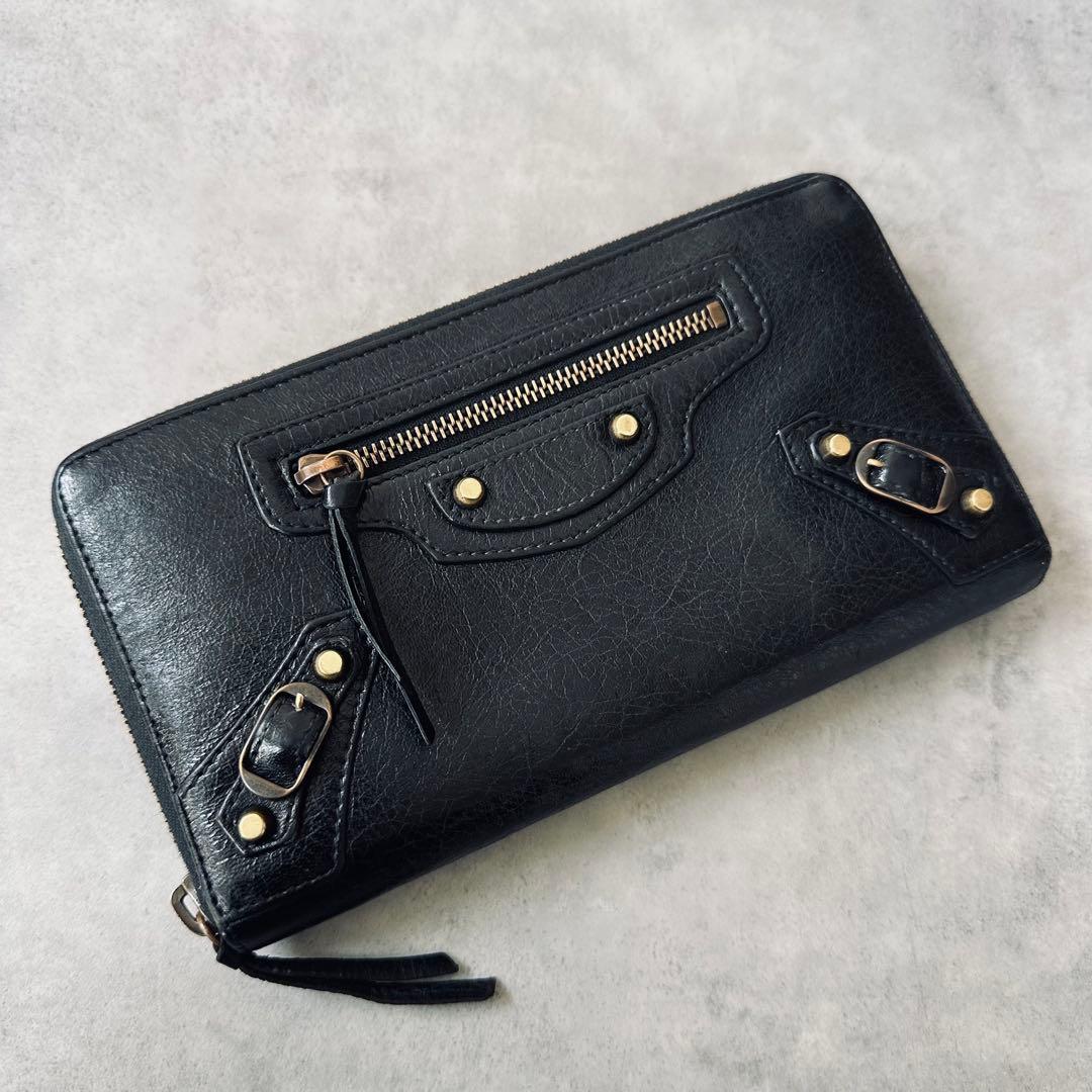 BALENCIAGA LE CITY マネー ラウンドジップ ロングウォレット 3