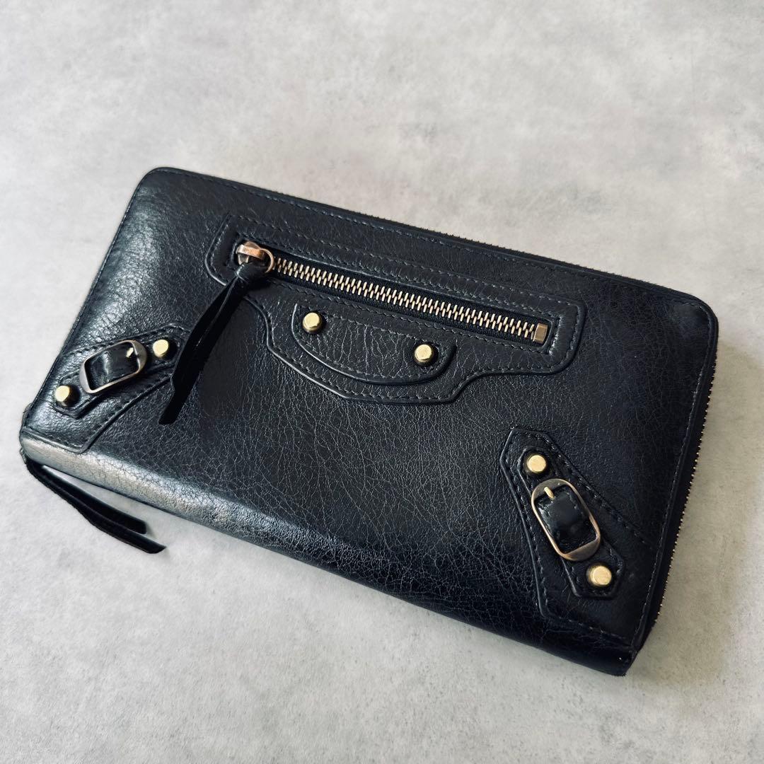 BALENCIAGA LE CITY マネー ラウンドジップ ロングウォレット 4