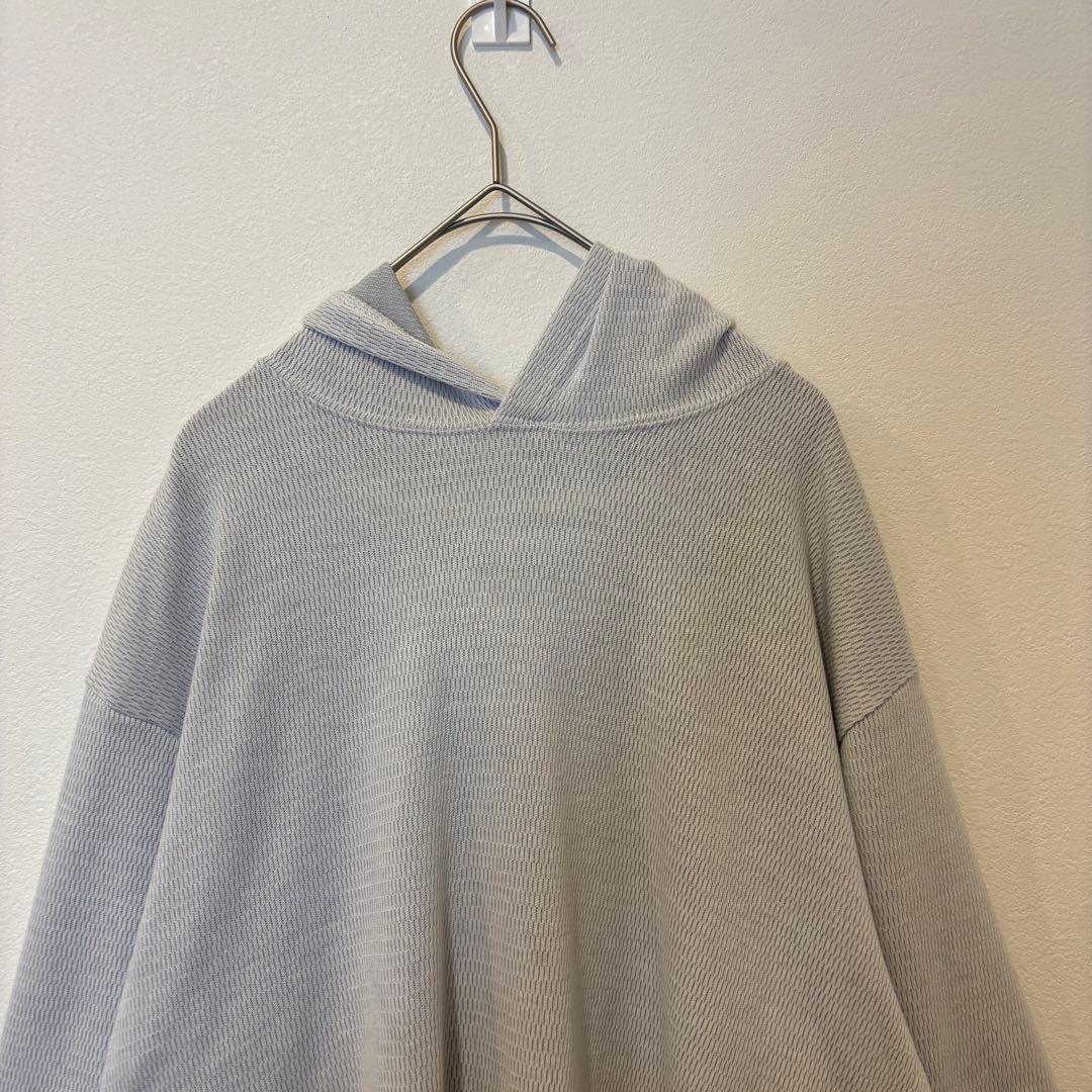 イッカ パーカー フード　ビッグシルエット グレー 灰色　XL 大きいサイズ 2