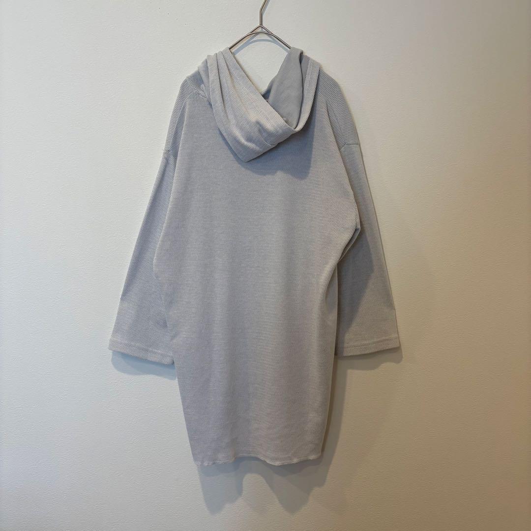 イッカ パーカー フード　ビッグシルエット グレー 灰色　XL 大きいサイズ 5