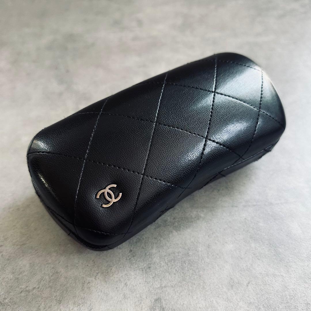 CHANEL ココマーク マトラッセ キルティング メガネケース　② 2