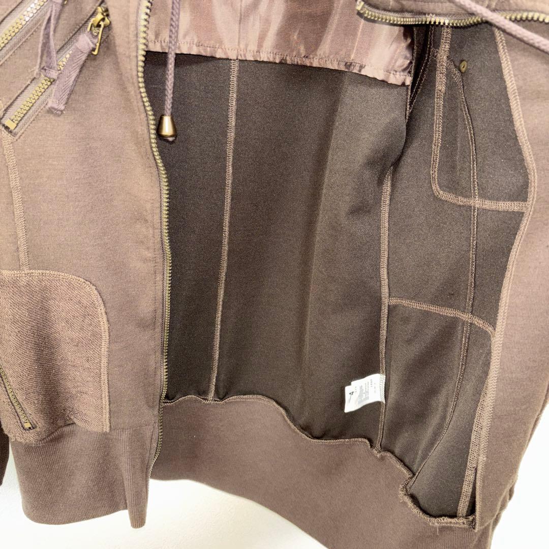 Live Culture ブラウン ミリタリージャケット M Y2K d678 13