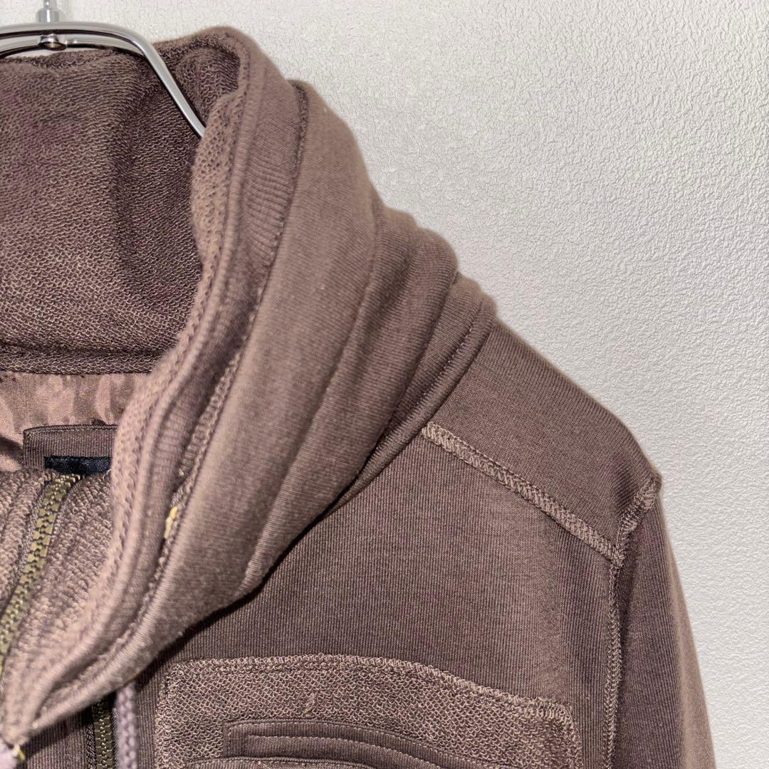 Live Culture ブラウン ミリタリージャケット M Y2K d678 7