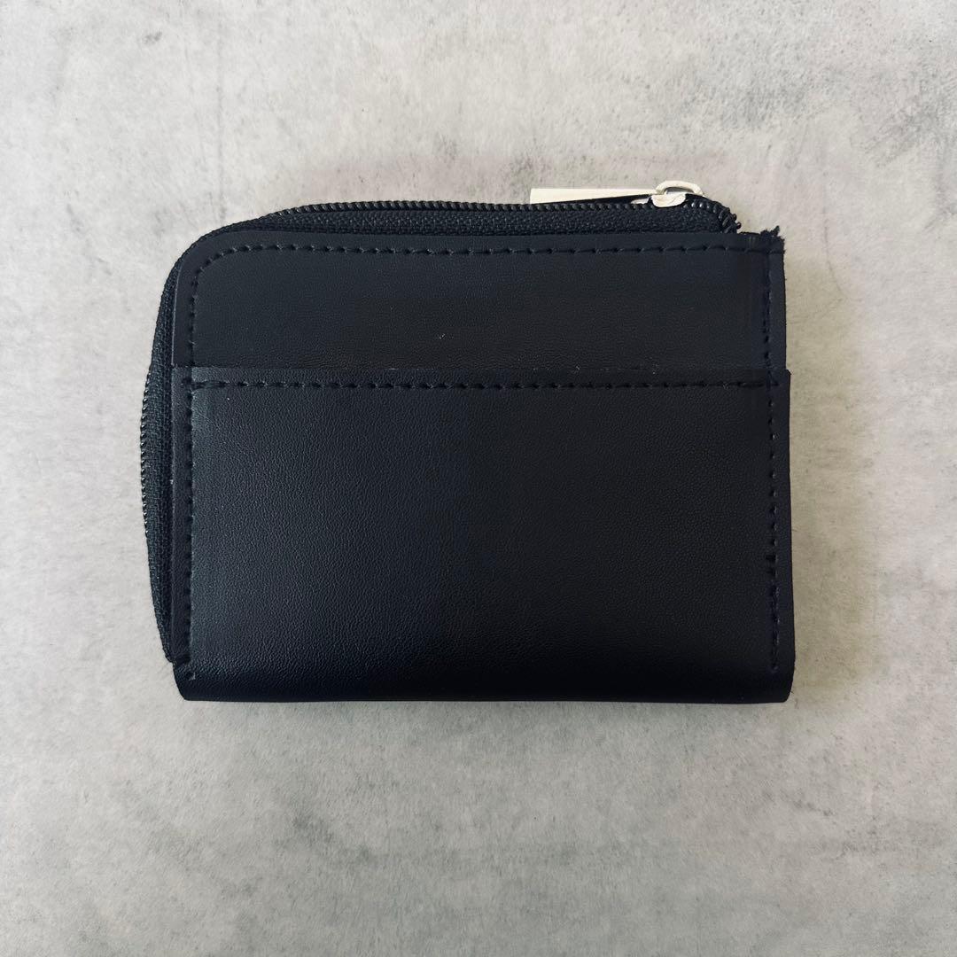 Calvin Klein レザー　L字ファスナー　コインケース　小銭入れ　黒 2