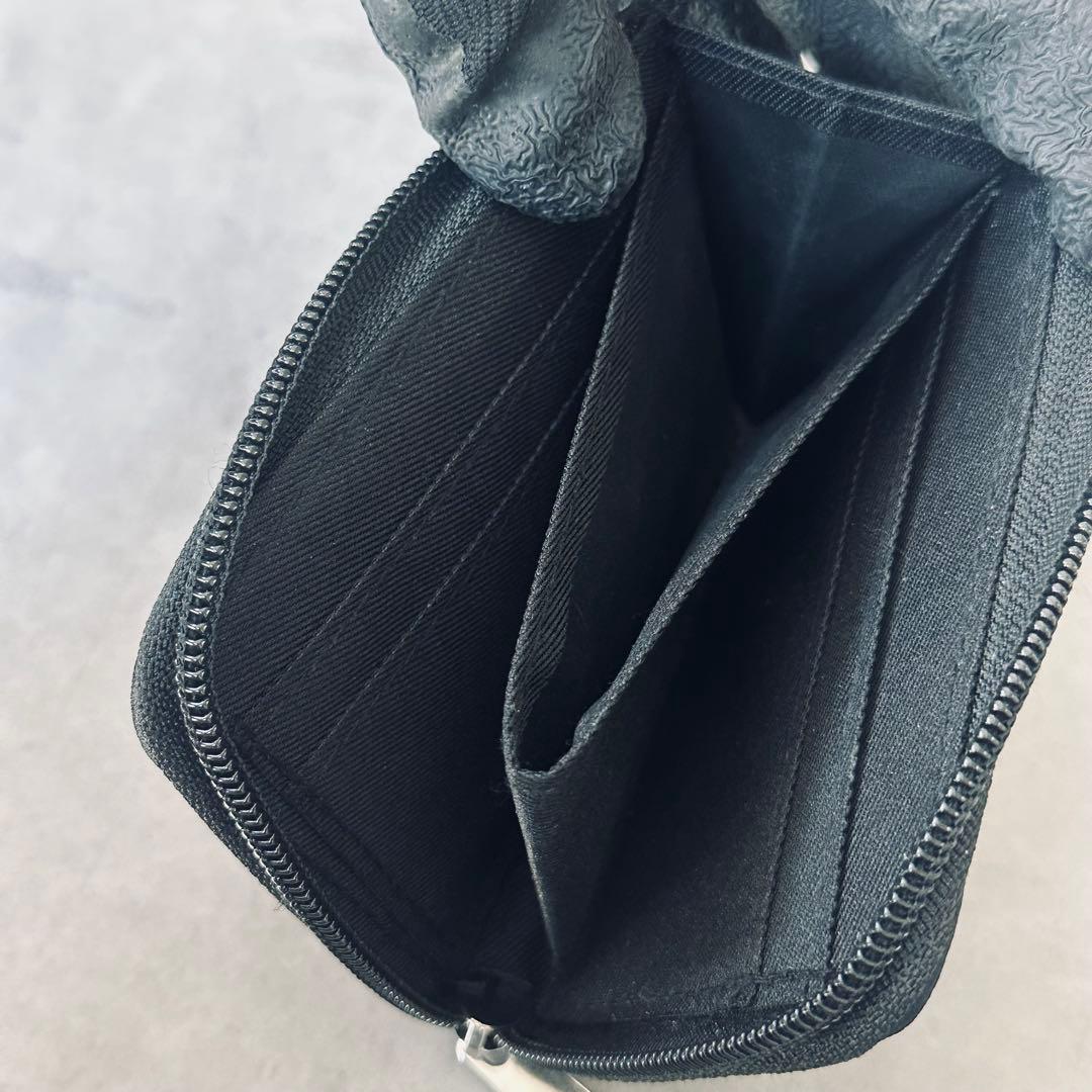 Calvin Klein レザー　L字ファスナー　コインケース　小銭入れ　黒 11
